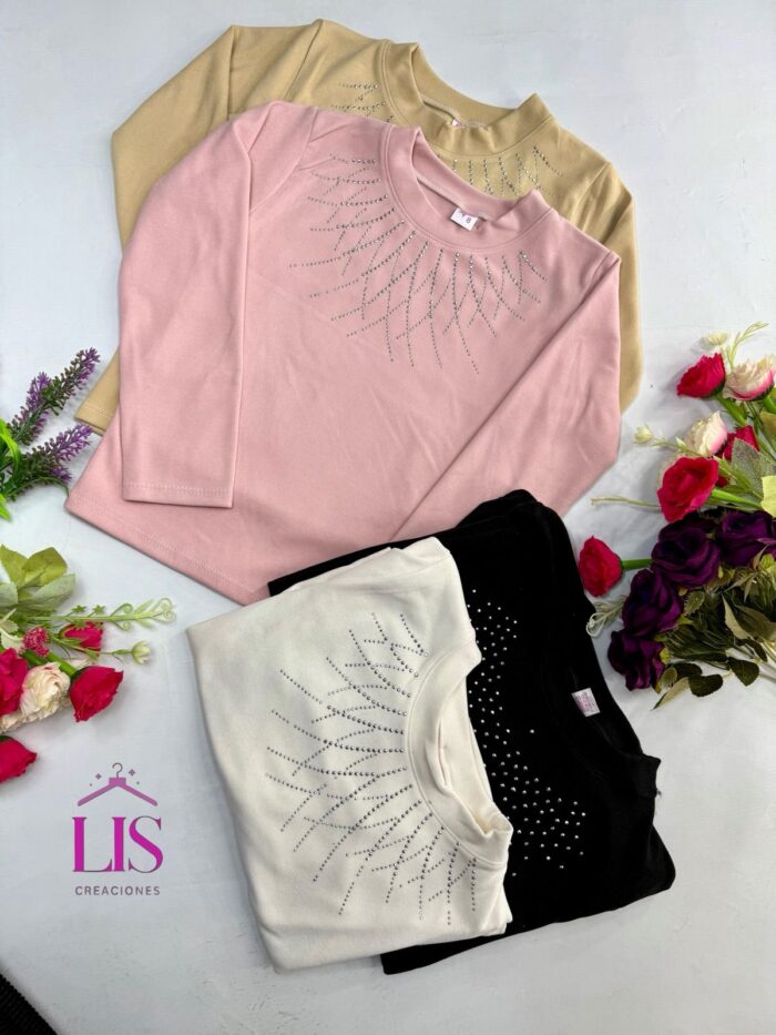 6 SWETER NENA BRILLO SILVANA - Imagen 1
