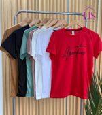 5 MANGA CORTA LETRA HOMBRE