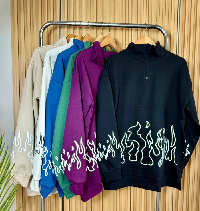 MAXI BUZO FUEGO UNISEX - Imagen 2