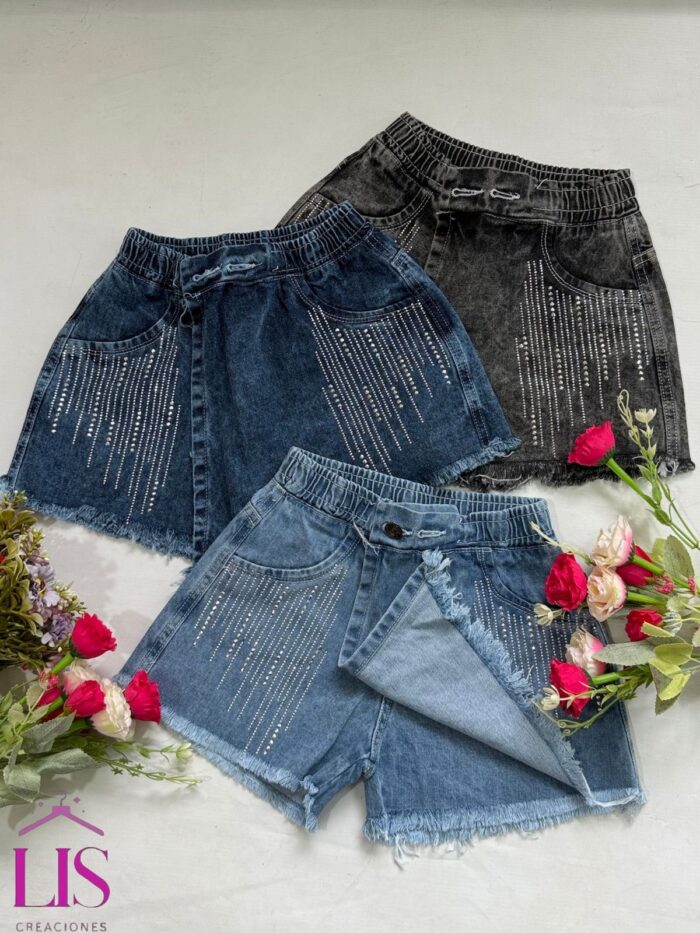 6 SHORT POLLERA NENA - Imagen 1