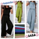 4 CONJUNTO LINO CIELO DAMA