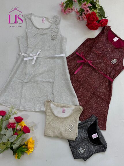 6 VESTIDO FLOR NENA FIESTA