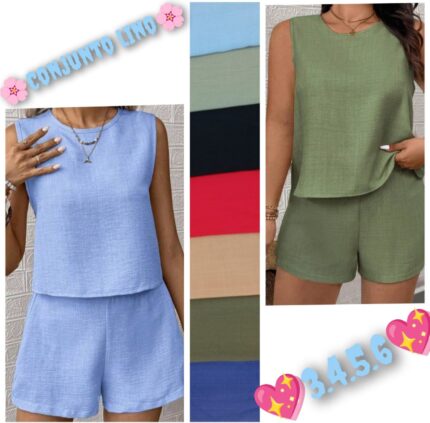 4 conjunto lino musculosa