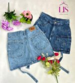6 POLLERA CARGO JEANS LINEA LIS - Imagen 4