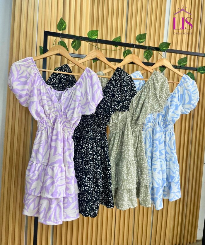 1 VESTIDO FLORICIENTA CORTO - Imagen 1