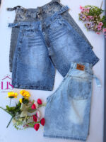 6 BERMUDA BAGGY DAMA HEBILLA - Imagen 3