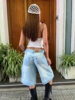 6 BERMUDA BAGGY DAMA HEBILLA - Imagen 2