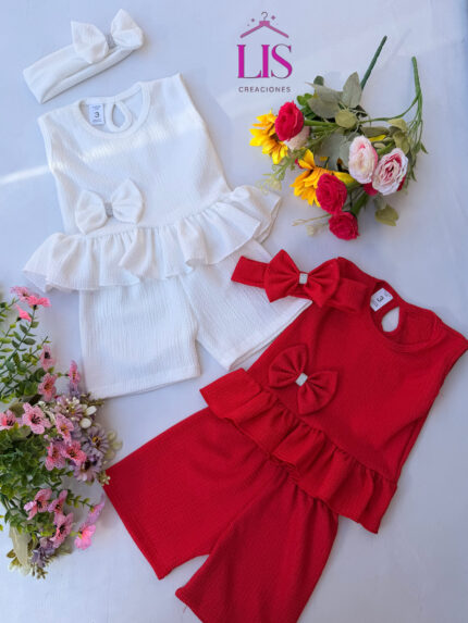 5 Conjunto hawai beba 2 piezas