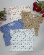 6 REMERA VOLADO ESTAMPADO NENA