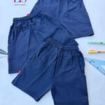 7 SHOR RUSTICO AZUL CHICOS