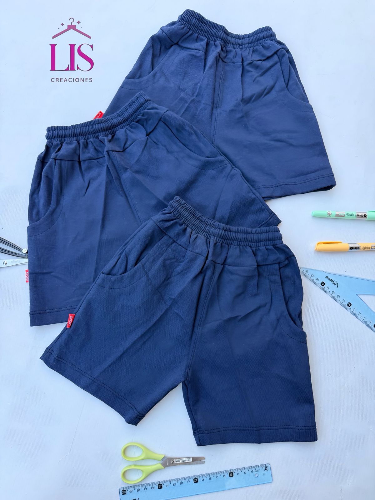 IMG-20260106-WA0219 7 SHOR RUSTICO AZUL CHICOS - Imagen 1