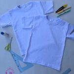 7 REMERA BLANCA ESCOLAR CHICOS