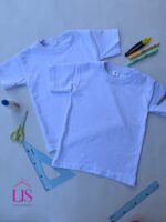 7 REMERA BLANCA ESCOLAR CHICOS
