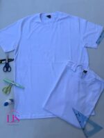 5 REMERA ADULTO BLANCO ESCOLAR