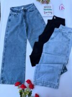 6 WIDE LEG LISO JEANS DAMA