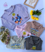 6 SWETER CAMISERO RAYADO NENA