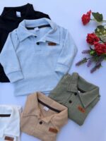 5 CHOMBA MANGA LARGA BEBE