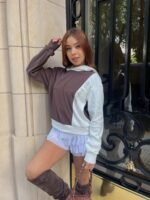Buzo sweat bicolor Darlon Dama