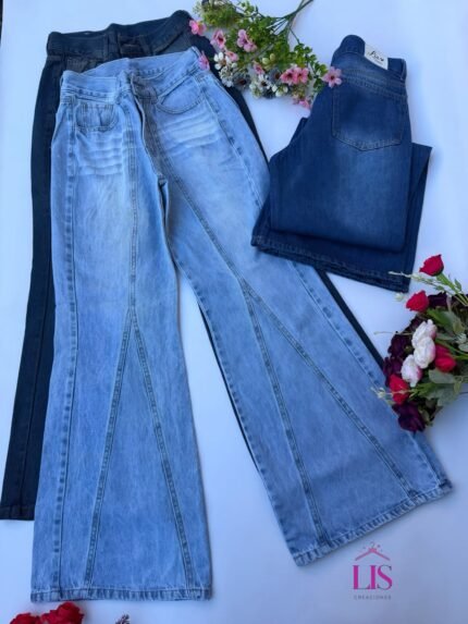6 OXFOR ACAMPANADO JEANS DAMA