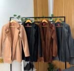 3 CAMISACO LISO DAMA CON PIEL - Imagen 2