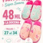 12 PANTUFLAS DE NENA