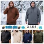 4 BUZO WAFLE TALLA COMUN CON PIEL HOMBRE