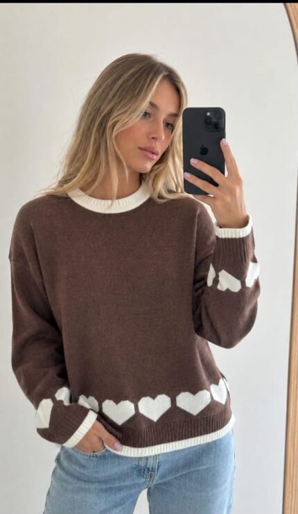 SWETER CORAZÓN DAMA
