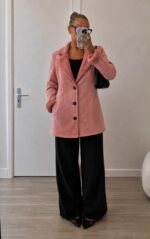 3 CAMISACO LISO DAMA CON PIEL