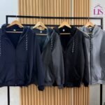 5 CAMPERA JERSEY CON PIEL HOMBRE