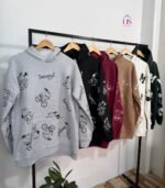 Maxi buzo kima estampado - Imagen 4