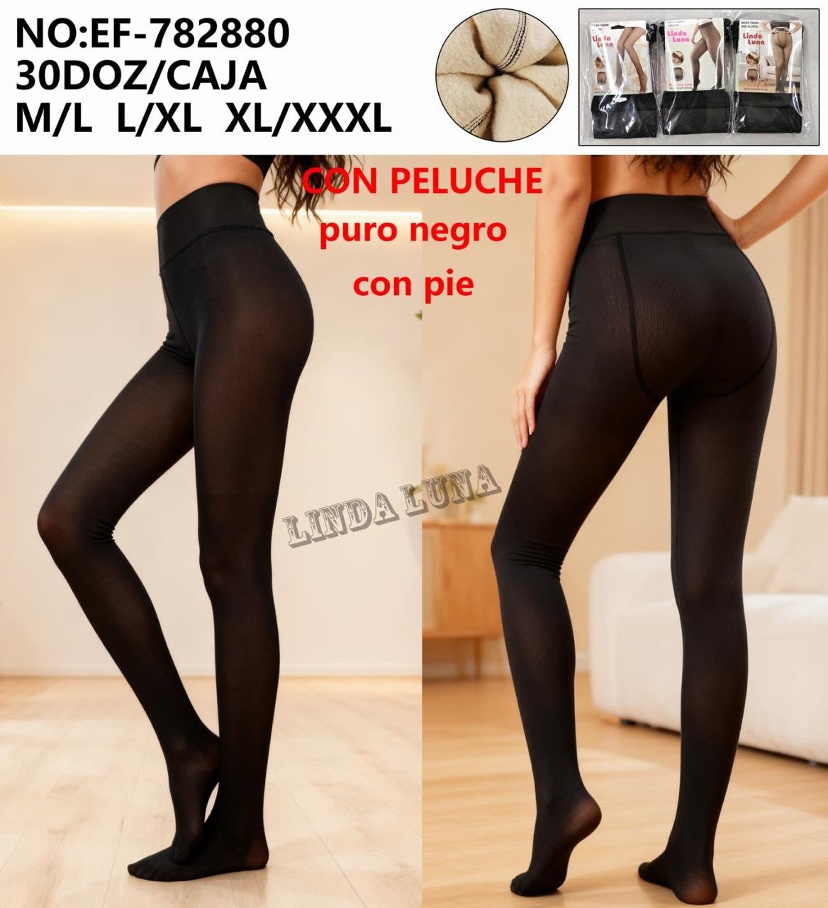 3f0dd3a1-679b-4e73-942b-68606377f797 3 CALZA PIEL DAMA IMPORTADO - Imagen 1