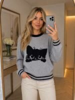 SWETER GATITO DAMA