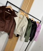 4 SACO CORTO DAMA CON PIEL - Imagen 3