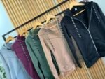 4 CAMPERA LARGA JERSEY CON PIEL DAMA - Imagen 3
