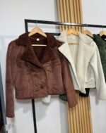 4 SACO CORTO DAMA CON PIEL - Imagen 2