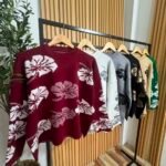 Sweter flor dama