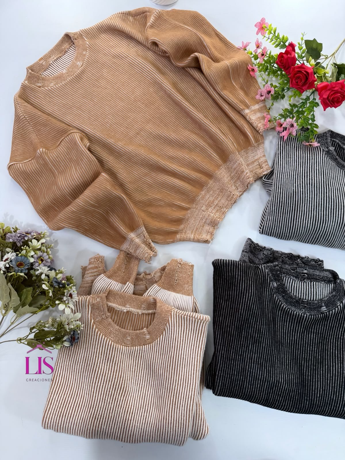 999a2aae-18cd-474c-809b-0331fec9e742 SWETER ELASTIZADO VINTAGE DAMA - Imagen 1