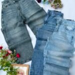 6 BAGGY DAMA LISO JEANS