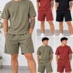 5 CONJUNTO HAWAI LISO HOMBRE