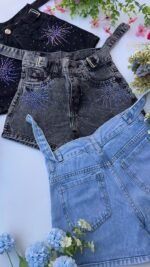 7 SHORT CON HEBILLA CON STRASS - Imagen 2