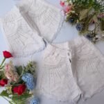 6 SHORT NENA BLANCO CON STRASS