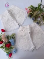 6 SHORT NENA BLANCO CON STRASS