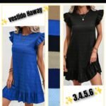 4 VESTIDO HAWAI VOLADO DAMA