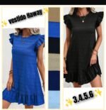 4 VESTIDO HAWAI VOLADO DAMA