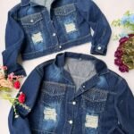 4 CAMPERA AZUL CORTA DAMA