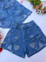 6 SHORT MOÑO JEANS NENA