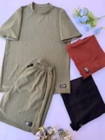 5 CONJUNTO HAWAI LISO HOMBRE - Imagen 2