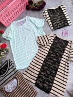 6 REMERA RAYA CON ENCAJE