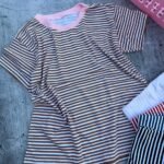 5 REMERAS x TALLA RAYADAS DAMA