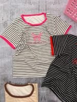 3 REMERAS RAYADAS BORDADAS DAMA - Imagen 4